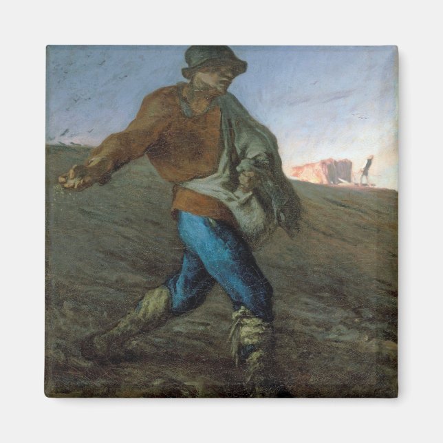 Sower, Jean-Francois Millet Magnet (Framsidan)