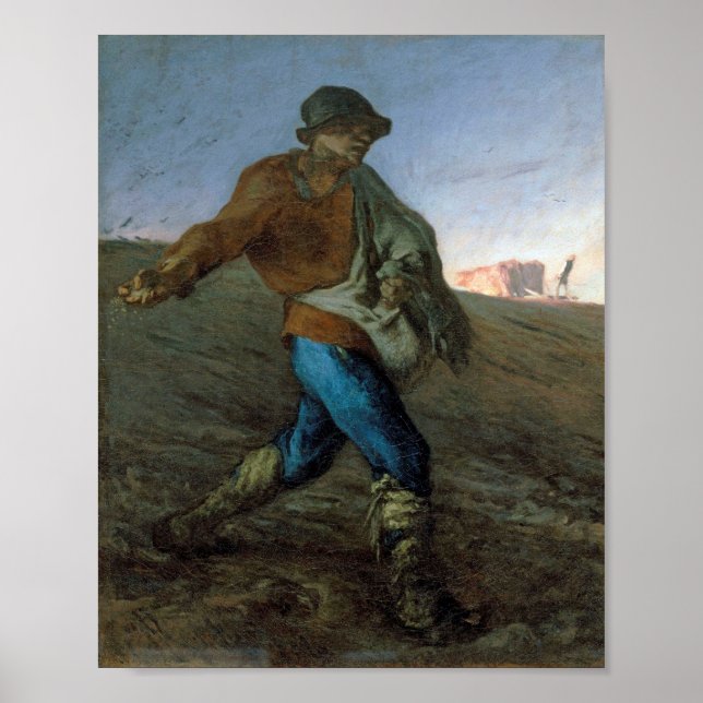 Sower, Jean-Francois Millet Poster (Framsidan)