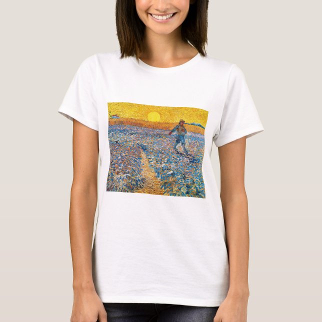 Sower, Van Gogh T Shirt (Framsida)