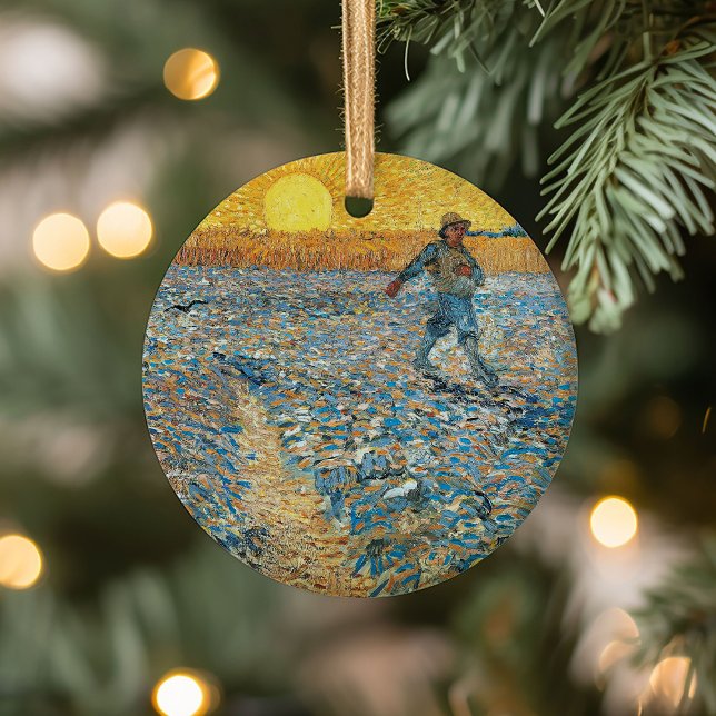Sower | Vincent van Gogh Julgransprydnad Keramik (Skapare uppladdad)
