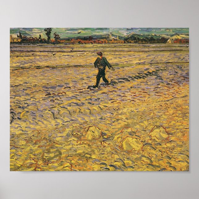 Sower Vincent van Gogh Poster (Framsidan)