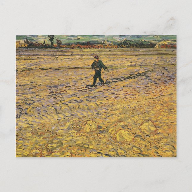 Sower Vincent van Gogh Vykort (Framsida)