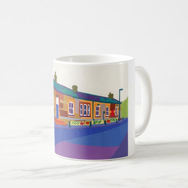 Sowerby Bridge Station Jubileumsserveringsrum Kaffemugg (Framsida höger)