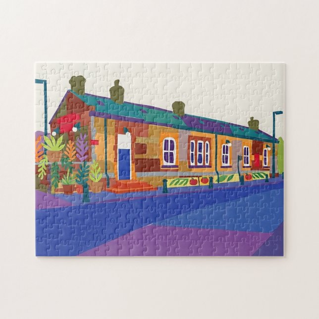Sowerby Bridge Station Jubileumsserveringsrum Pussel (Horisontell)