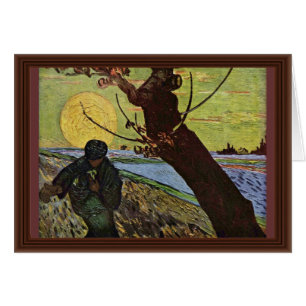Soweren av Vincent Van Gogh Hälsningskort