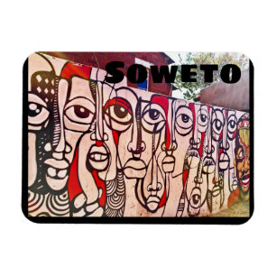 Soweto konst Sydafrika Magnet