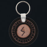 Sowilo - Elder Futhark rune Nyckelring<br><div class="desc">Framgång, uppnådda mål, ära. Livskraften, hälsan. En tid då du kommer att ha tillgång till kraft för positiva förändringar i ditt liv, seger, hälsa och framgång. Kontakt mellan det högre och det omedvetna. Helhet, kraft, elementär kraft, flamsvärd, rengöringseld. Sowilo Merkstave (Sowilo kan inte vändas, men kan ljuga i opposition): Falska...</div>
