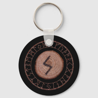 Sowilo - Elder Futhark rune Nyckelring
