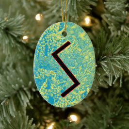 Sowilo Viking Rune Yule Ornament - Framgång!
