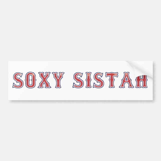 Soxy Sistah bildekal (Framsidan)