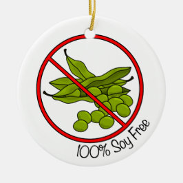 Soy 100% frigör julgransprydnad keramik