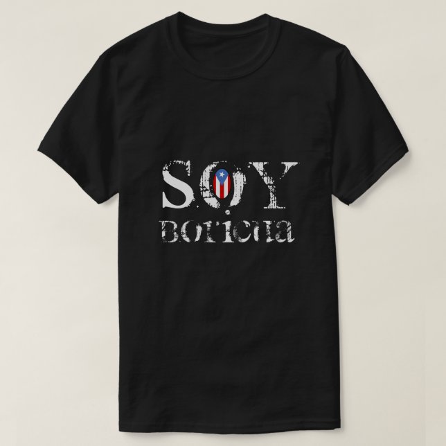 Soy Boricua Stolthet Tee (Design framsida)