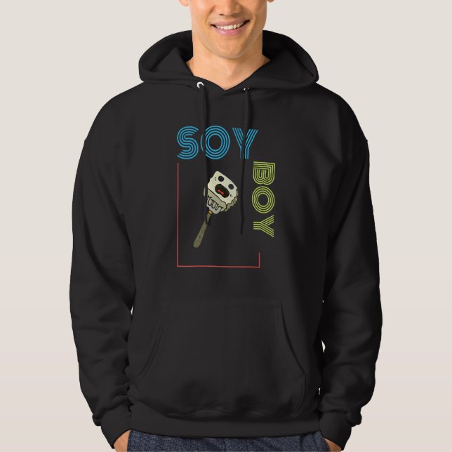Soy Boy Vegan Hoodie (Framsida)