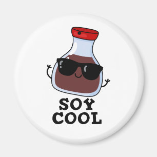 Soy Coola Funny Soy Sauce Pun Magnet