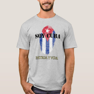 Soy Cuba jag är Cuba Patria Y Vida Light T Shirt