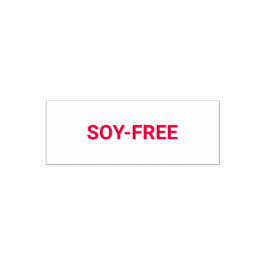 Soy-free Allergy Friendly Självfärgande Stämpel