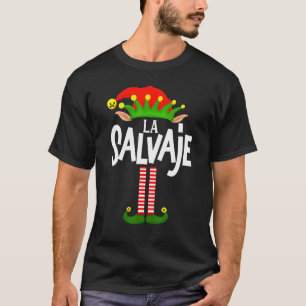 Soy La Salvaje Elf Family Group Matching in Spanis T Shirt