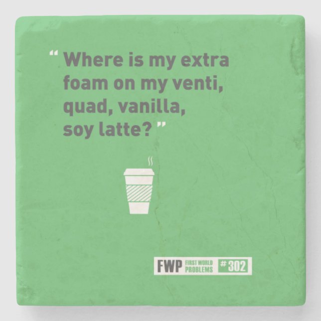Soy Latté Stenunderlägg (Framsidan)
