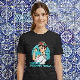 Soy Mi Propia Musa Flower Crown Empowered Mexican T Shirt