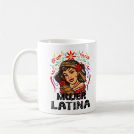 Soy Mujer Latina, Starke Latin Woman Kaffemugg