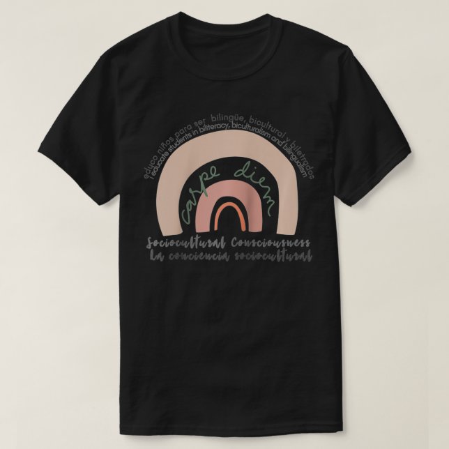 Soy Profe Bilingue Bilingual Educator T Shirt (Design framsida)