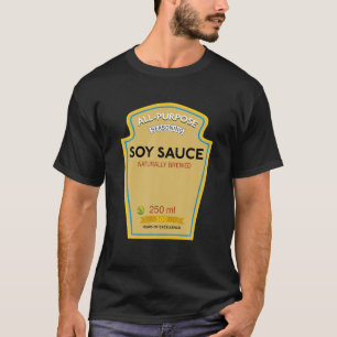 Soy Sauce Funny Costume Vegan T Shirt