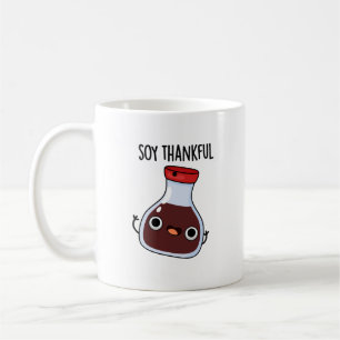 Soy Thankful Funny Soy Sauce Pun Kaffemugg