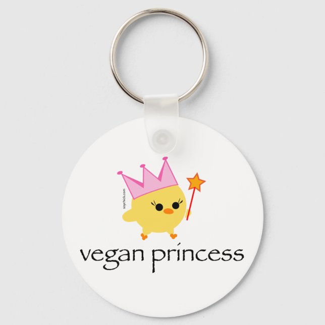 Soychick Vegan Princess Keychain Nyckelring (Framsida)
