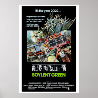 Soylent Grönt 1973 Poster