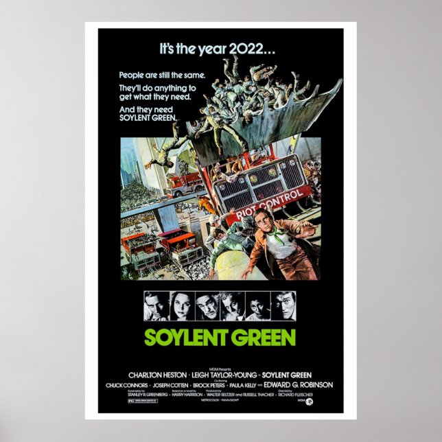 Soylent Grönt 1973 Poster (Framsidan)