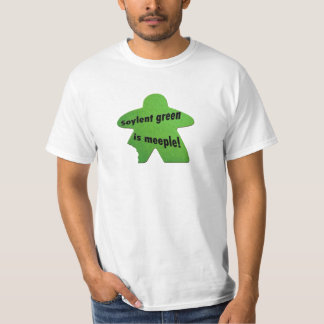 Soylent grönt är den Meeple T-tröja Tee Shirt
