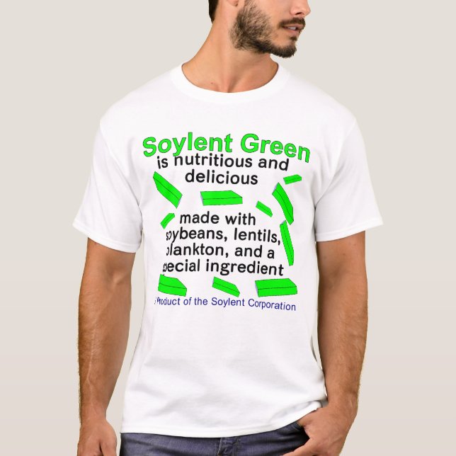 Soylent grönt tee shirt (Framsida)