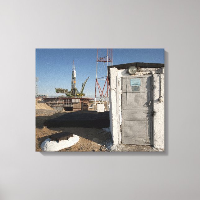 Soyuz-raketen kort efter ankomst 2 canvastryck (Framsida)