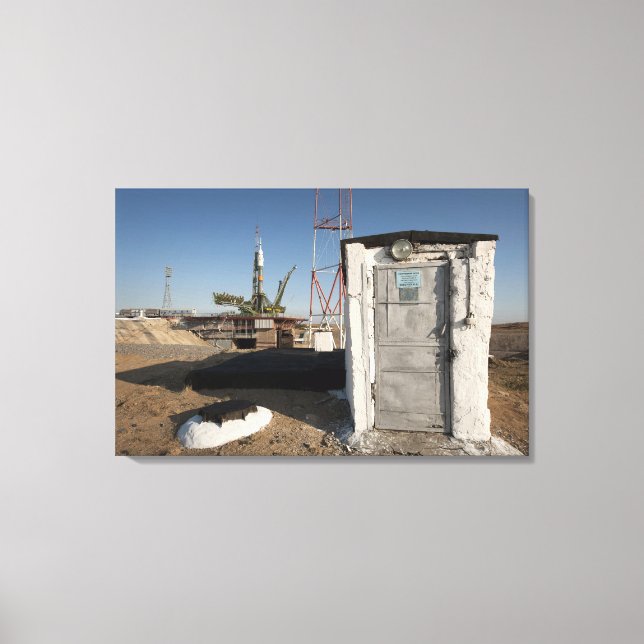 Soyuz-raketen kort efter ankomst 2 canvastryck (Framsida)