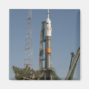 Soyuz-raketen kort efter ankomsten magnet