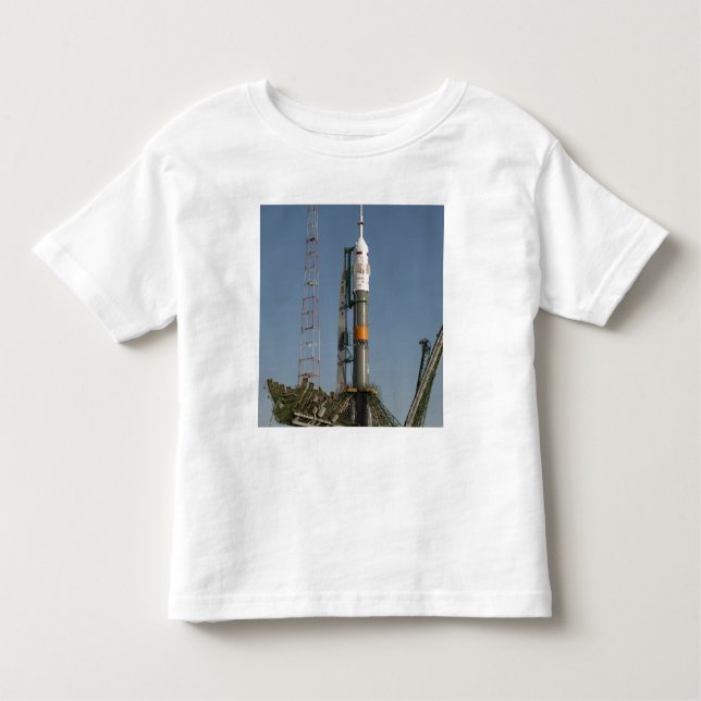 Soyuz-raketen kort efter ankomsten t shirt (Framsida)