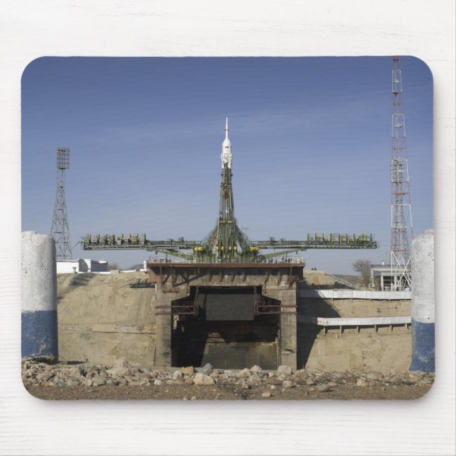 Soyuz-raketen uppförs i position 6 musmatta (Framsidan)