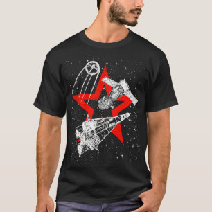 Soyuz raketer Soyuz rymdfarkoster Sputnik satellit T Shirt