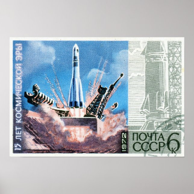 Soyuz Rocket Poster (Framsidan)