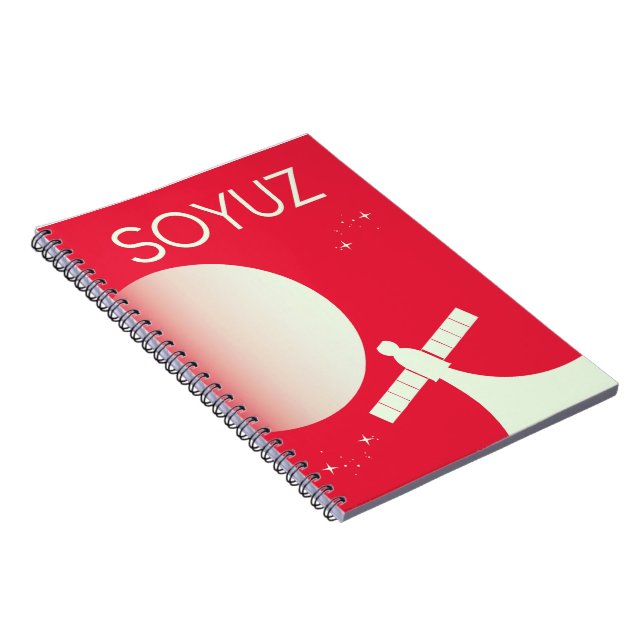 Soyuz Rymd konst affisch Anteckningsbok (Högra Sidan)