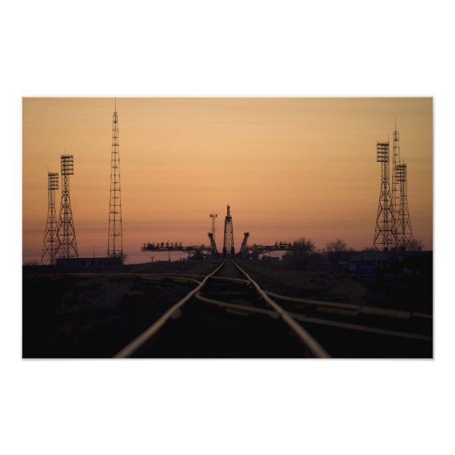 Soyuz-startplattan Fototryck (Framsidan)
