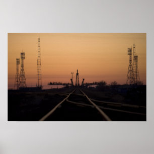 Soyuz-startplattan Poster