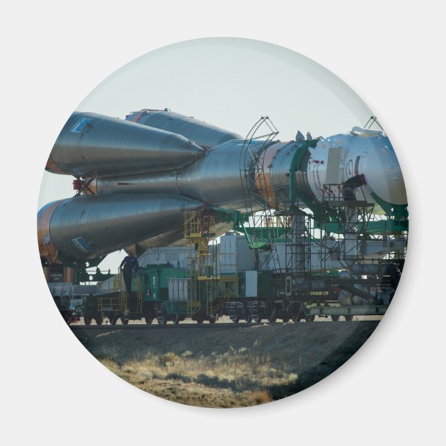 Soyuz till lanseringen magnet (Framsidan)