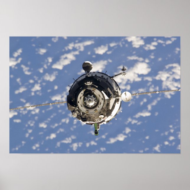 Soyuz TMA-01M-rymdfarkosten Poster (Framsidan)