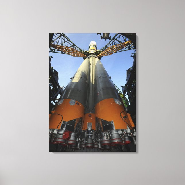 Soyuz TMA-13-rymdfarkosten 2 Canvastryck (Framsida)