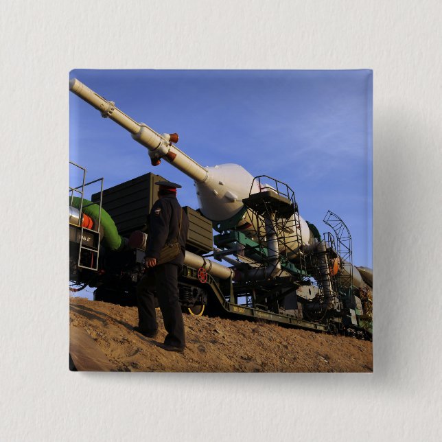 Soyuz TMA-13-rymdfarkosten 3 Knapp (Framsida)