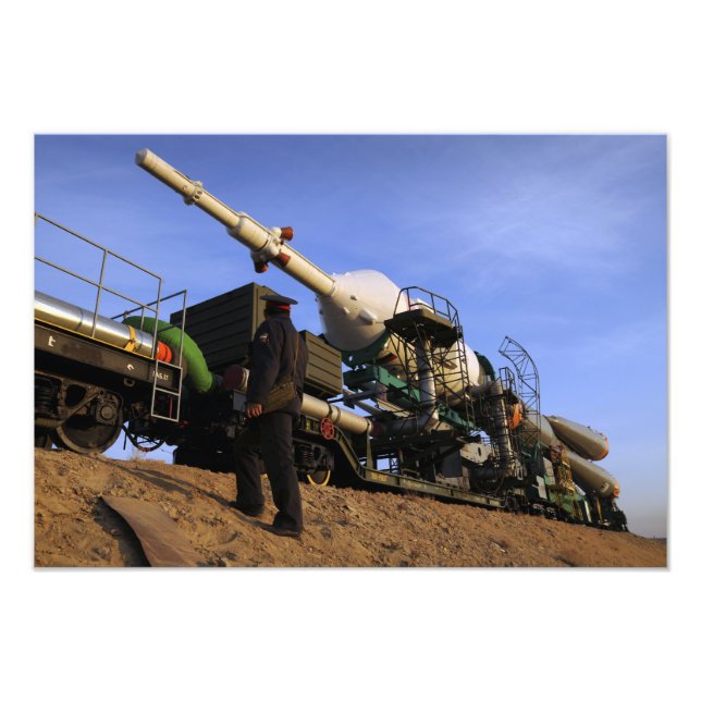 Soyuz TMA-13-rymdfarkosten Fototryck (Framsidan)