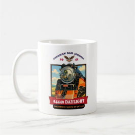 SP GS-4 Daylight 4449 Ånglok Retrotryck Kaffemugg