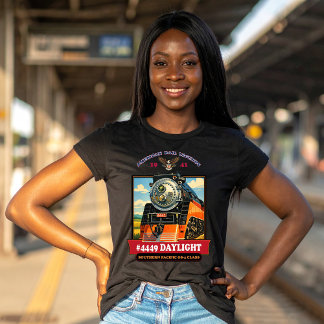 SP GS-4 Daylight Steam Locomotive Vintage Poster T Shirt