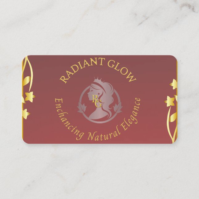 Spa & Beauty-Affärskort Visitkort (Framsida)